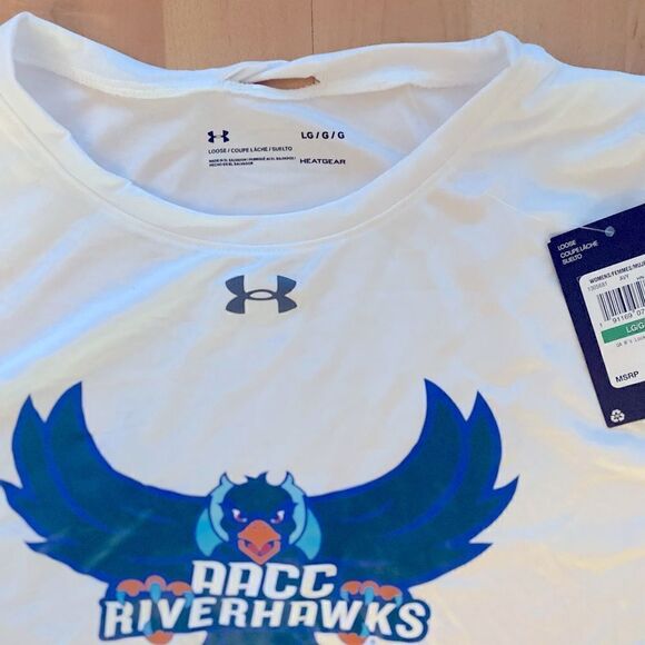 Under Armour Women’s Graphic Long Sleeve T Shirt AACC Riverhawks Softball L NWT - Picture 6 of 6